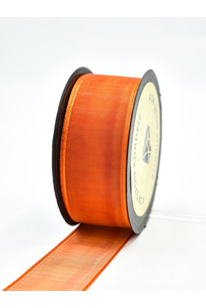 Orange Chiffon Ribbon 4Cm-20M
