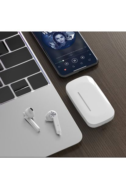 Torima Beyaz V5.0 Stereo Dokunmatik  Be36 Bluetooth Kablosuz Kulaklık - 3