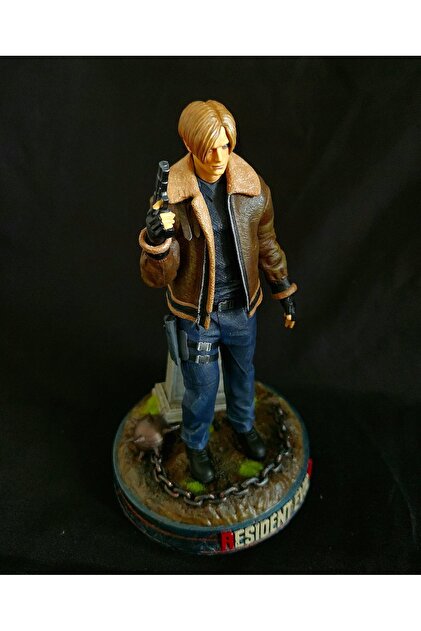 resident evil フィギュア４点セット Resident Evil 4 - Leon Kennedy vs. Chainsaw Villager 1/4 Scale