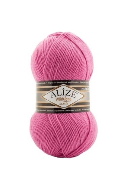 Superlana Classic 5-Piece Hand Knitting Yarn 178 pink