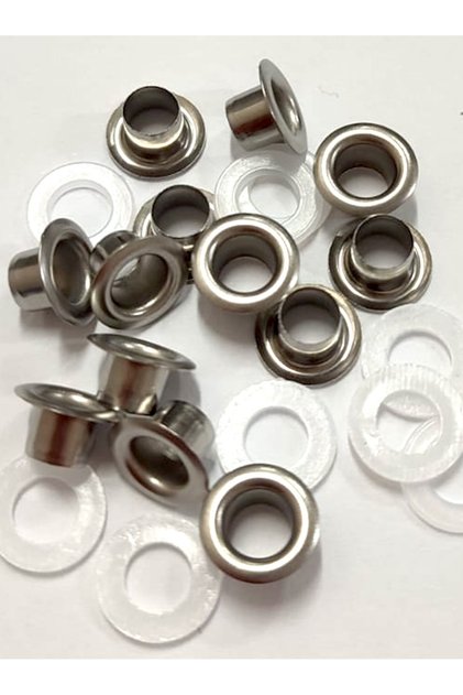 KUŞ GÖZÜ-3 NO-PASLANMAZ ÇELİK-PLASTİK PULLU-1.000 TAKIM