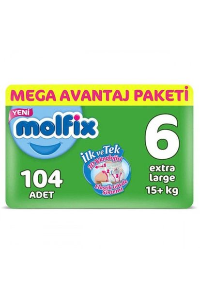 Molfix Bebek Bezi Mega Avantaj Paketi Extra Large 6 No 104 Lü - 1