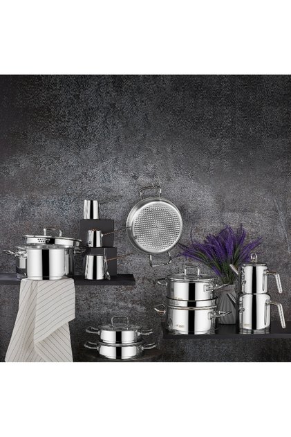 Vento Prestige 20 Piece Ideal Set Steel Dowry Cookware Set