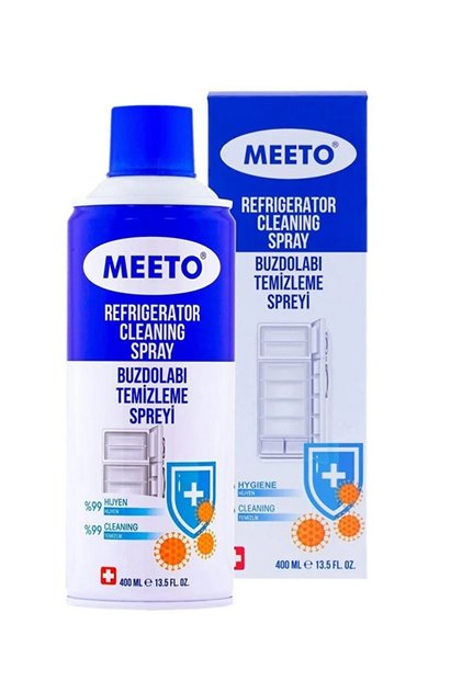 Buzdolabı Derin Dondurucu Temizleyici Sprey 400 ml , Bakım Temizleme Spreyi Meeto