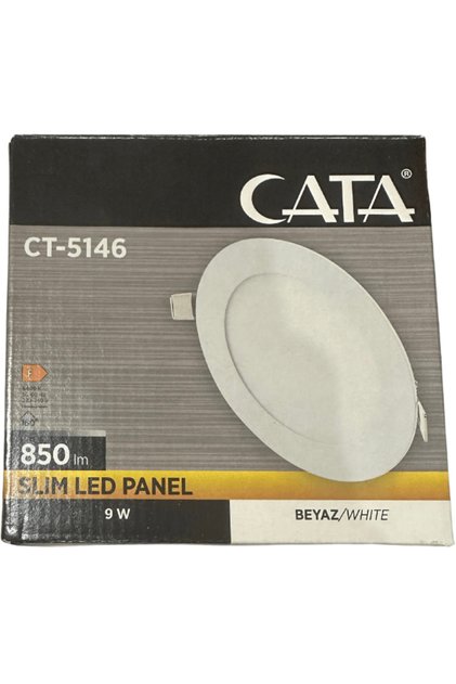 CT-5146 9W 6400K (Beyaz Işık) Sıva Altı Led Panel