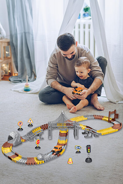 Kayyum Oyuncak İnşaat Tracks 192 Parça İnşaat Temalı Hareketli