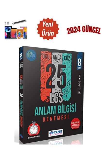 Paraf Yayınları Yanıt Yayın2024 8.Sınıf Lgs Hazırlık Anlam Bilgisi
