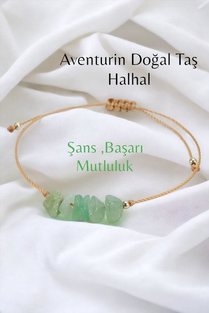 Aventurine Real Natural Stone Anklet