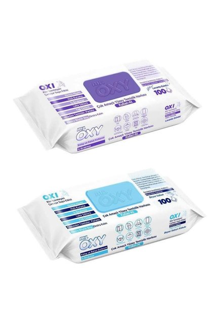 Mr. Oxy Multi-Purpose Surface Cleaning Towel Lavender, Soap Scented Set of 2