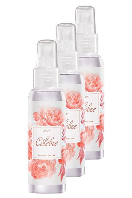 Celebre Kadın Vücut Spreyi 100 Ml. Üçlü Set