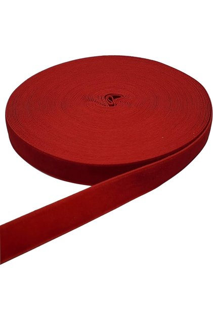New Year's Red Velvet Ribbon 3 cm 18 Meters
