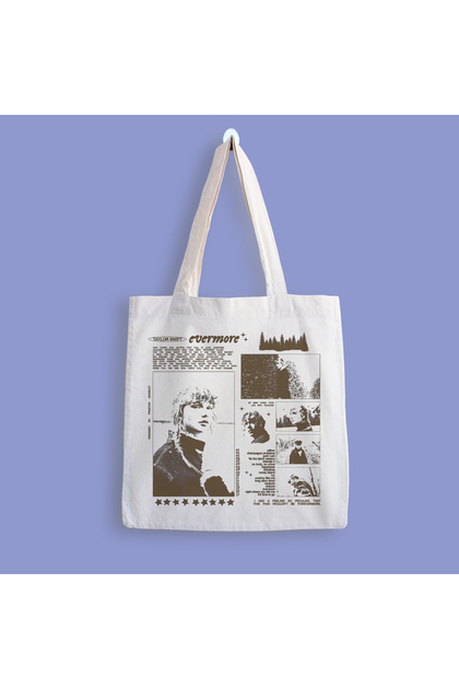 Taylor Swift Evermore Printed Cloth Bag