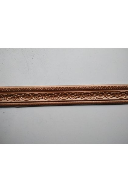 8 Cm-110 Cm Kahverengi Motifli Yapışkanlı Çıta Pervaz Kenar Bantlama Dekoratif Tablo Çıtası