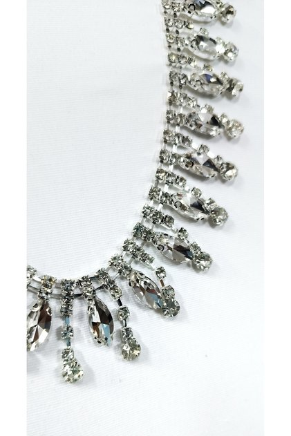SPECIAL CRYSTAL DROP STONE FRINGE STRIP