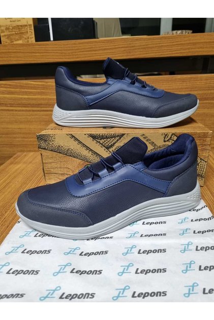 Lepons Daily Sports Shoes Winter and Seasonal Size 45-46-47 Large Size Aqua Shoes Artificial Leather