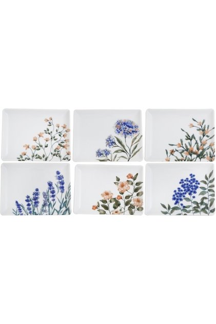 Flower Garden 18x13cm Kahvaltı Takımı 6 Parça