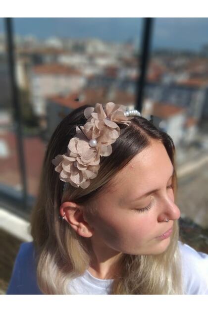 Melkady 233ca - Flower Crown with Pearls, Maternity Crown