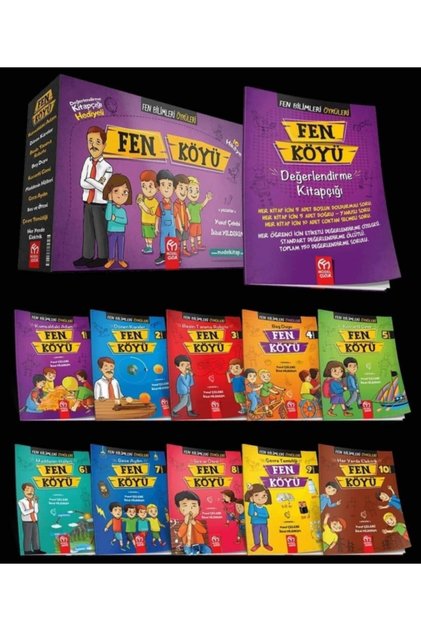 3Rd and 4Th Grade Level Inları Fen Köyü 64 Pages 10 Stories and Assessment Test