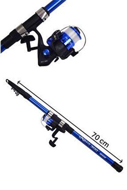 ÇINAR SATAR 4 LÜ TAKIM KALİTELİ OLTA SETİ 65 PARÇA 3.60 METRE 6000