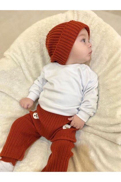 Unisex Bisiklet Yaka Omuz Çıtçıt Detaylı %100 Pamuk Bebe&Çocuk Mevsimlik Body