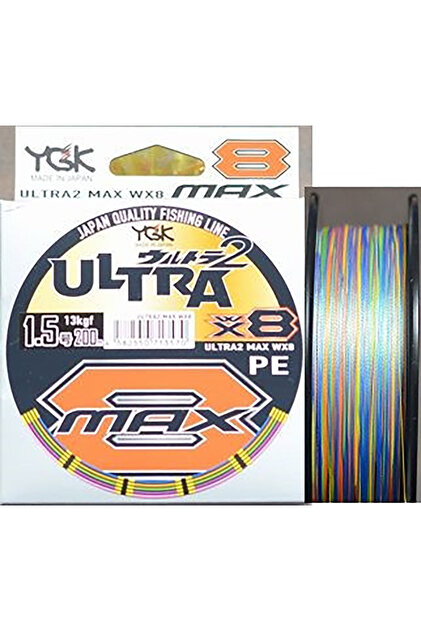 YGK X-Braid Ultra 2 Max 8x 150M Multicolor Ip Misina - Fiyatı