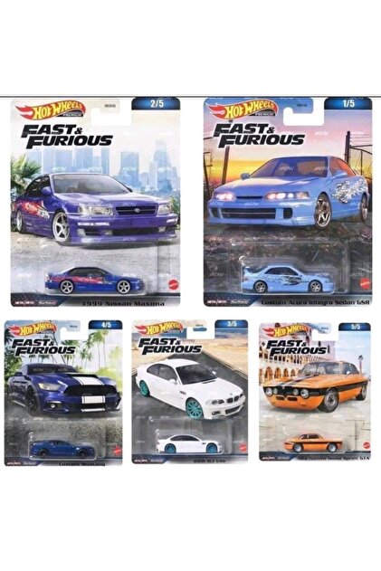 HOT WHEELS Marka 2023 Premium Araba Serisi Fast & Furious 1:64