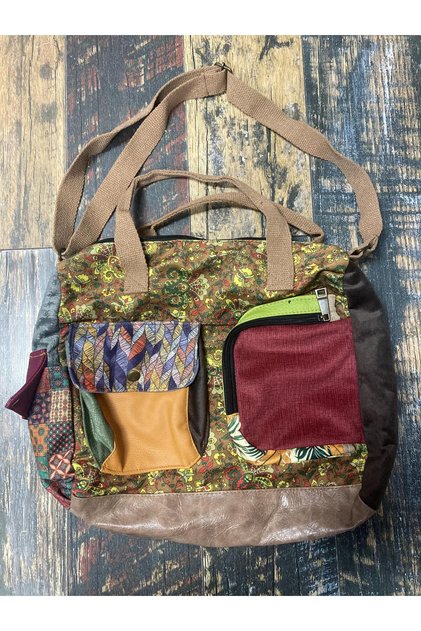 Pechwork Ethnic Authentic Bohemian Shoulder Bag Handbag Daily Use Travel Use