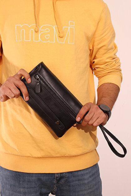 Grande 4272 Hakiki Yüzde Yüz Deri El Çantası El Pörtföyü Clutch