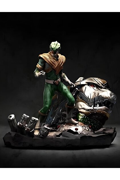 TuransoyCraft Power Rangers Green Verde Figür Büyük Boy 25CM