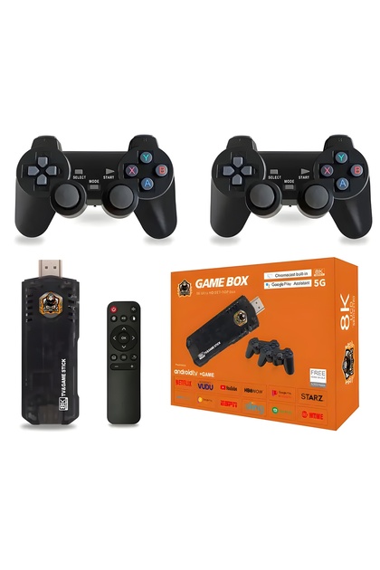 Game Box 8K Video Oyun Konsolu Aile Retro Oyunlar Çift Sistem TV Wifi Fonksiyonu