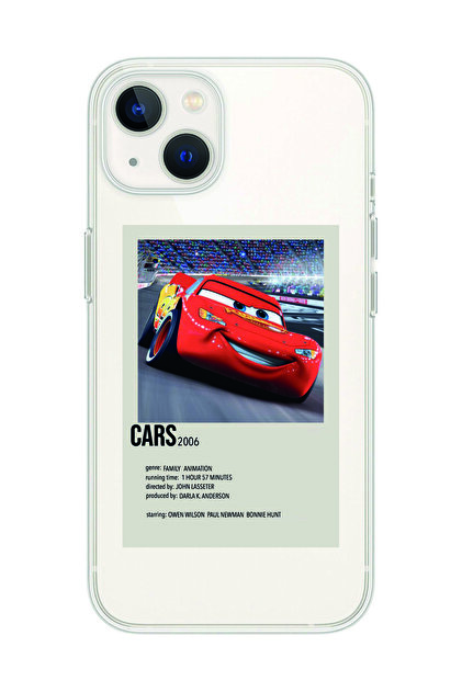 Magic Ring iPhone 15 Compatible Cars Mcqueen Patterned Transparent Phone Case- Trendyol Magic Ring iPhone 15 Compatible Cars Mcqueen Patterned Transparent Phone Case- Trendyol