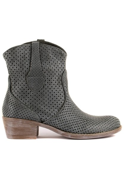 - Khaki Aged Leather Zipperless Women's Summer Boots 105-2596-Venus