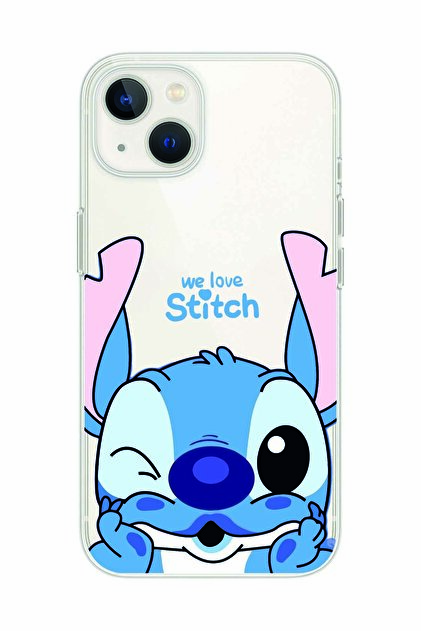Magic Ring iPhone 15 Compatible We Love Stitch Patterned Transparent Phone Case- Trendyol Magic Ring iPhone 15 Compatible We Love Stitch Patterned Transparent Phone Case- Trendyol