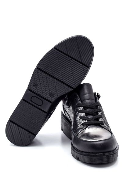 Derimod Kadın Deri Fermuarlı Ayakkabı - 4