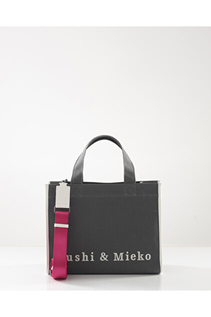 Bushi and Mieko Zoey Dark Grey Omuz Çantası - Fiyatı, Yorumları