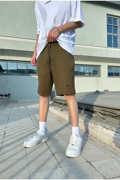 Khaki Basic Shorts