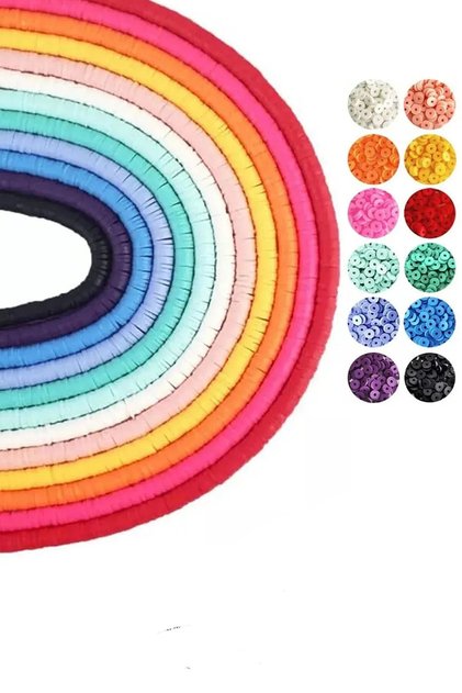 12 Colors Fimo Beads Set Jewelry Making Bracelet Necklace Beads