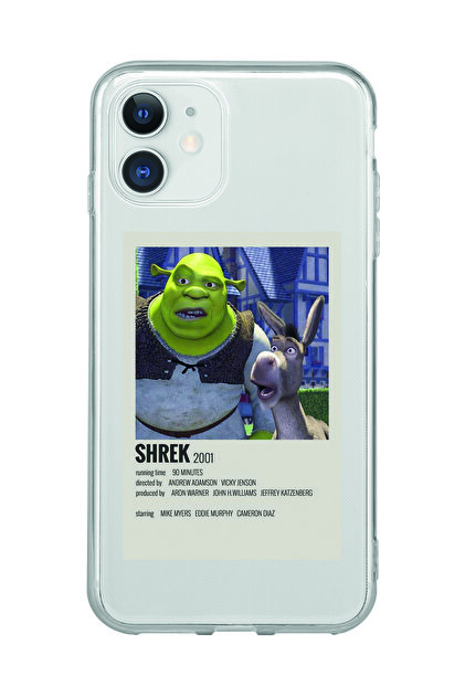 Magic Ring iPhone 11 Compatible Shrek Minimalsit Poster Patterned  Transparent Phone Case- Trendyol