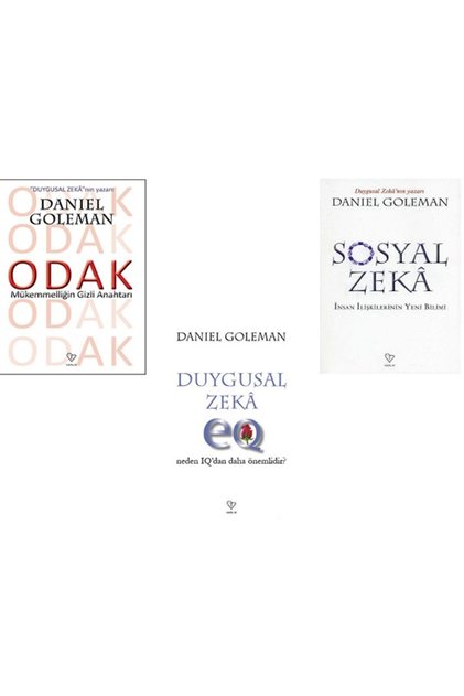 Sosyal Zeka - Duygusal Zeka - Odak / 3 kitap set - ORJİNALKİTAP - Daniel Goleman