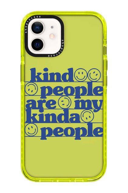 iPhone 11 Compatible Yellow Impact Kind People Designed Phone Case