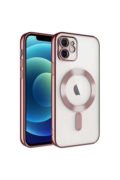 UnDePlus Apple Iphone 11 Kılıf Magsafe Kamera Lensli Korumalı