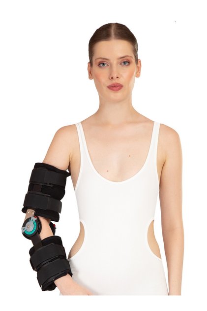 Angle Adjustable Elbow Brace-Double Side/ Elbow Contracture Orthosis/Elbow Contracture Splint- Double Side