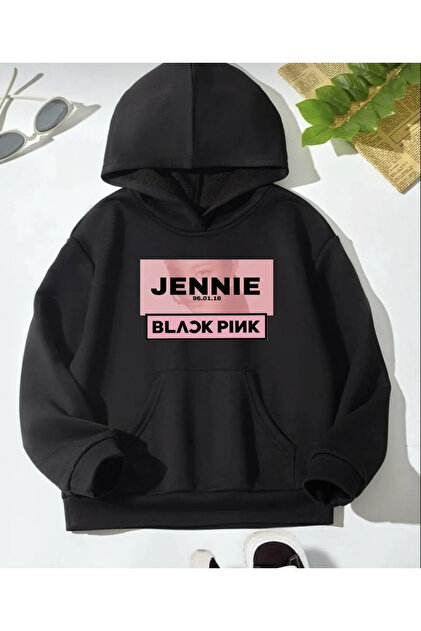 Jennie J2NN15 Hoodie Lサイズ 新品未開封 tolstoy BLACKPİNK JENNİE BASKILI SİYAH KAPÜŞONLU UNİSEX SWEATSHİRT