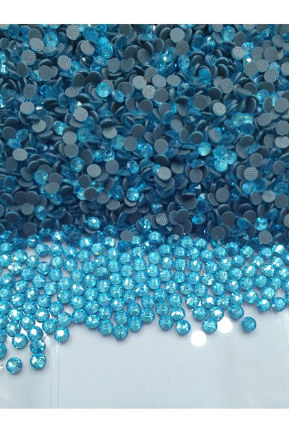 Dmc Hotfix Iron Adhesive Stone Ss16 Baby Blue (25 GRAMS - 800 PIECES)