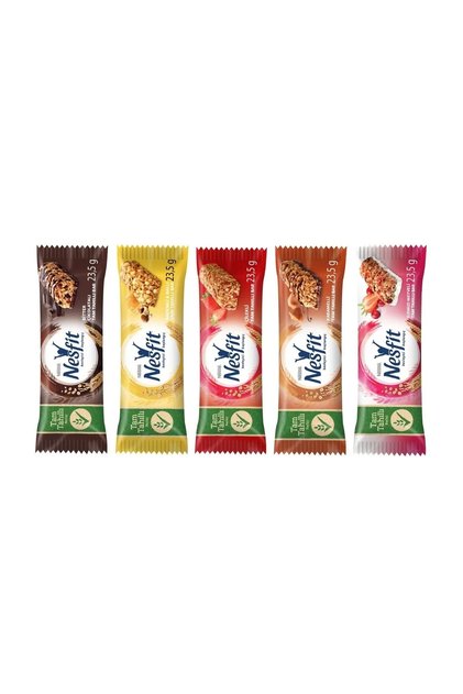 Nesfit Karışık Paket Tam Tahıllı Bar 23,5 Gr X 5 Adet