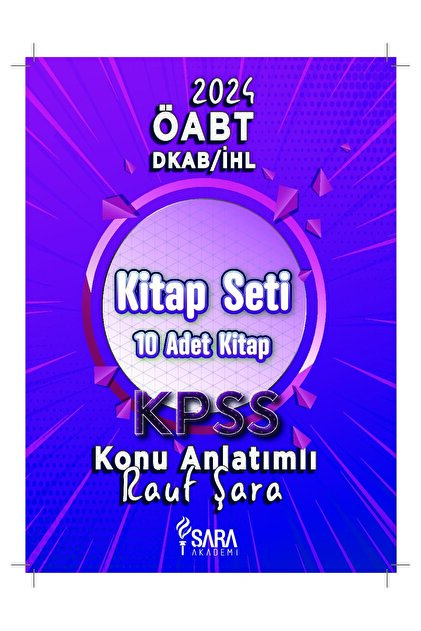 Şara Akademi Rauf Şara Öabt Konu Anlatım 2025 - Fiyatı, Yorumları