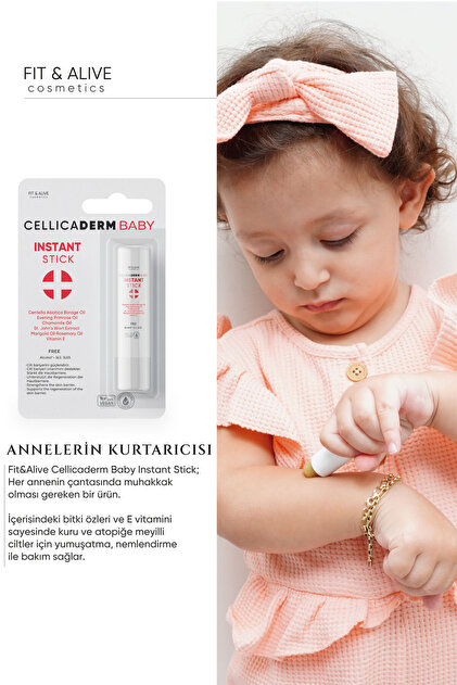 Fit & Alive Fitalive Cellicaderm Baby Instant Stick - Doğal Stick