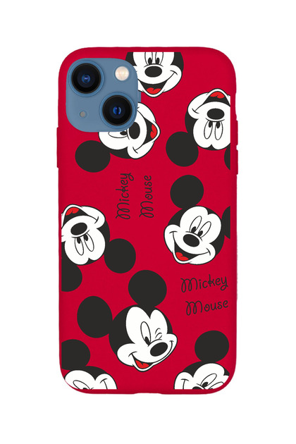 iPhone 15 Mickey Mouse Premium Silicone Phone Case
