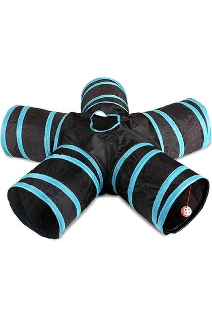 Foldable 5-Way Cat Play Tunnel