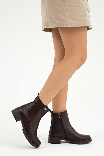 Tamer Tanca Kadın Hakiki Deri Casual Bot 33 Tnc1997 Bn Bot Sk22/23